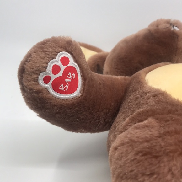 Build A Bear Plush Jumpin Jack Rabbit Mocha Brown Stuffed Animal - Picture 6 of 8